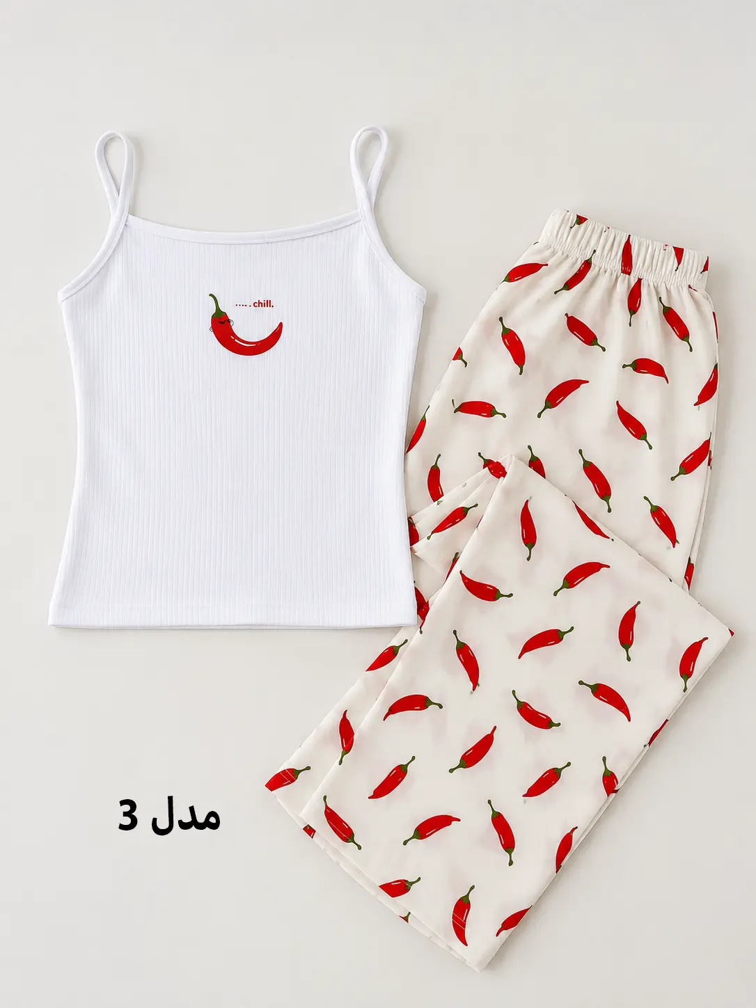 ست تاپ و شلوار زنانه چاپی|آراسز